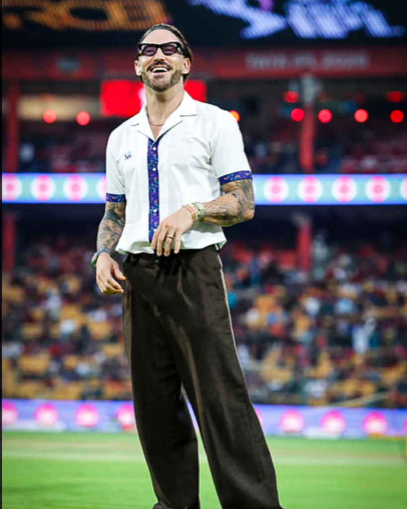 Faf du Plessis premium athleisure look