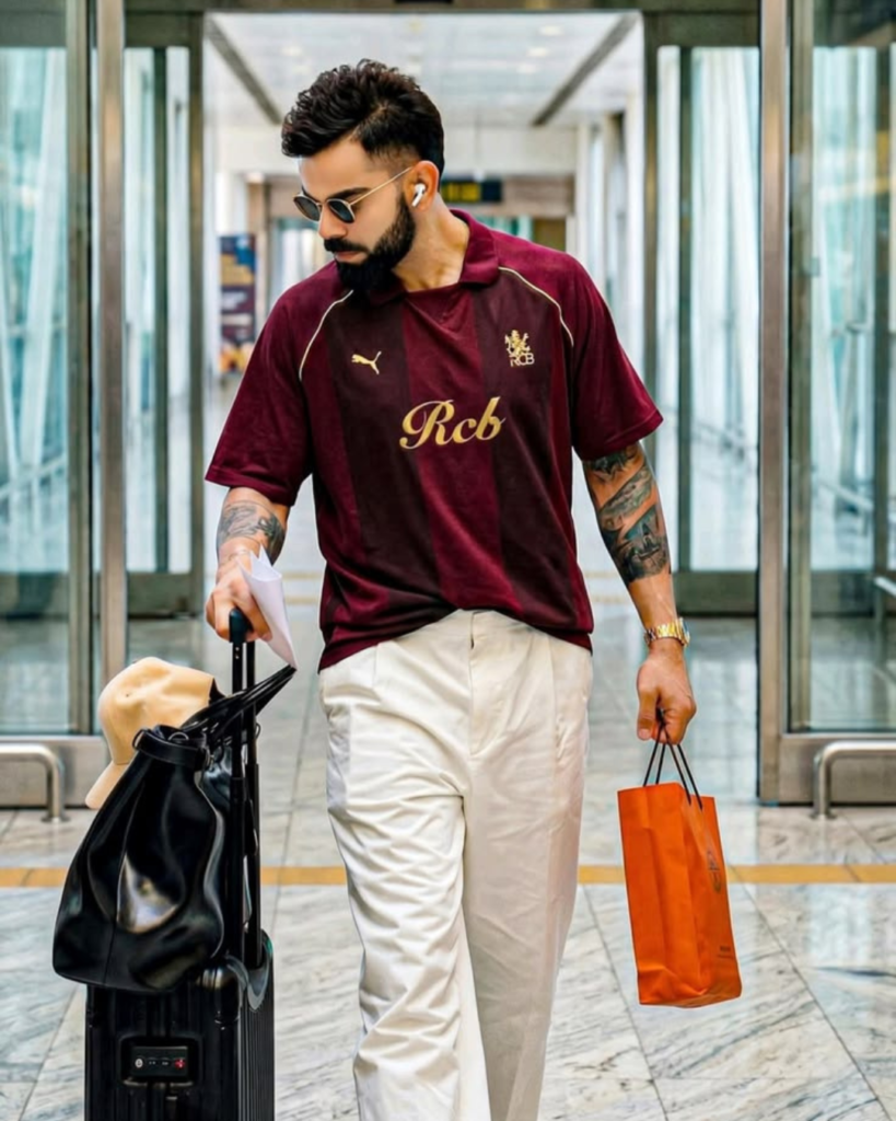 Virat Kohli fashion and luxury style