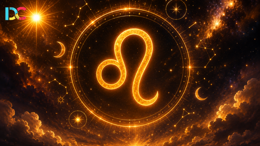 Magnetic Leo zodiac sign artwork