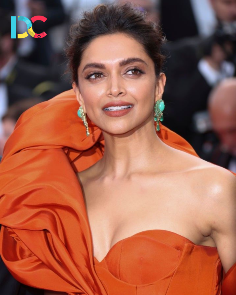 Deepika Padukone at an international fashion event.